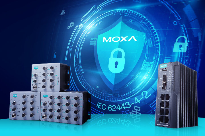 Moxa obtiene la primera certificación IEC 62443-4-2 del mundo para enrutadores seguros industriales 